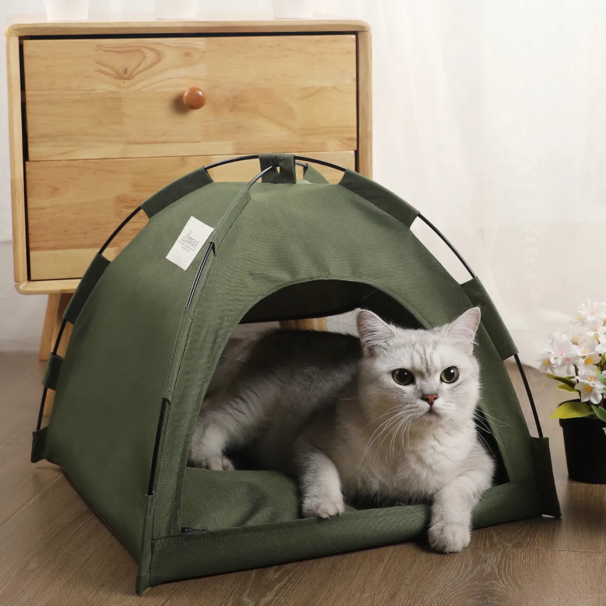 Calming Cat Camper Bed