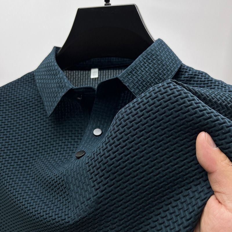 Men's Premium Textured Collared Shirt