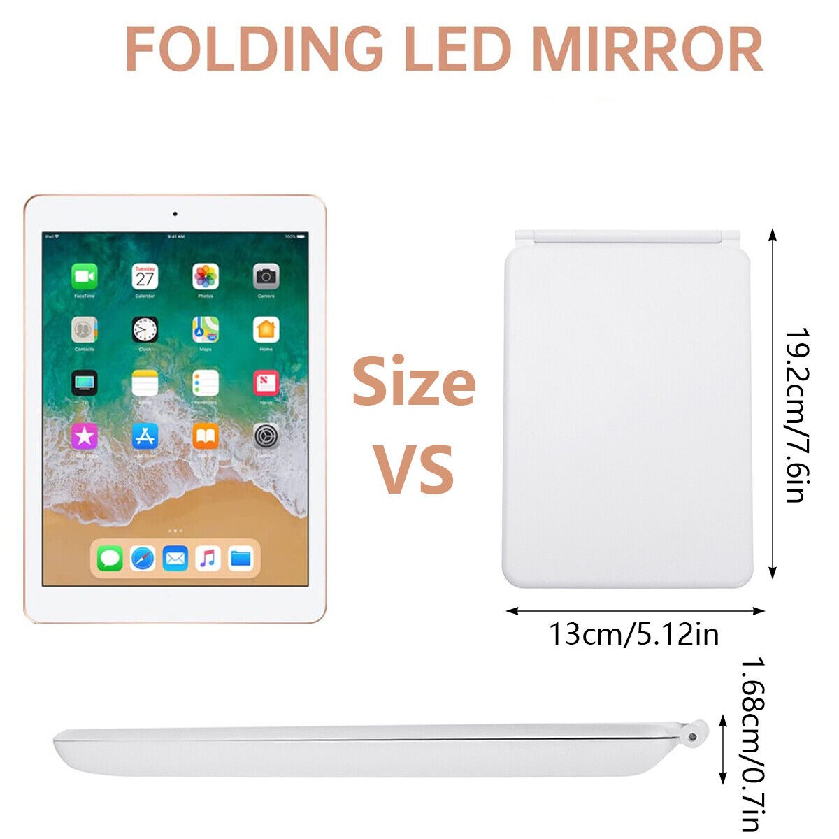 Portable Folding Mirror: Beauty at Your Fingertips