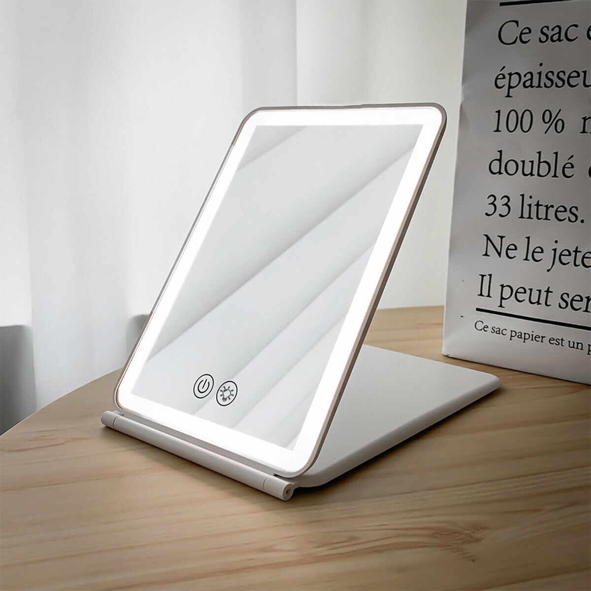 Portable Folding Mirror: Beauty at Your Fingertips