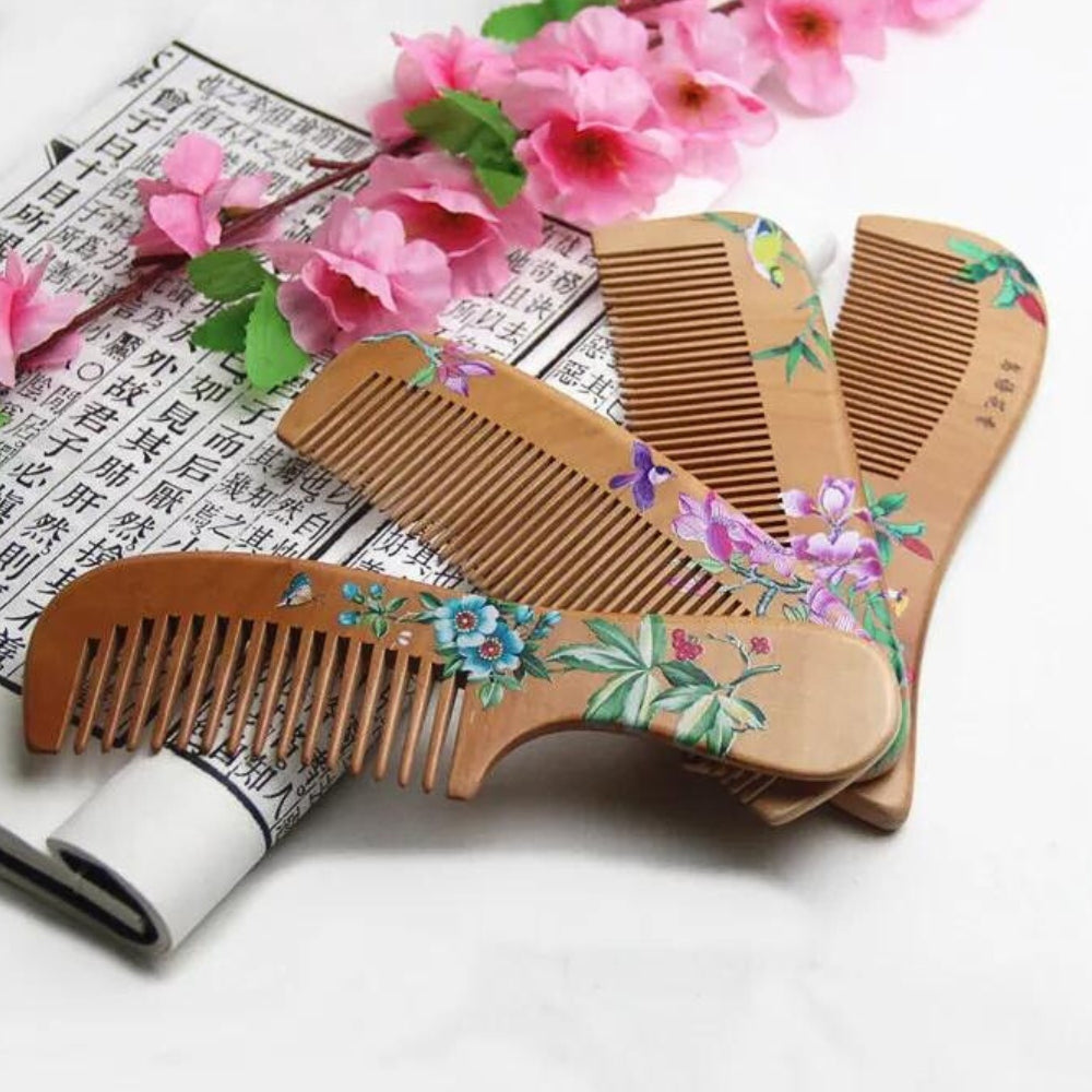 Handcrafted Japanese Blossom Combs