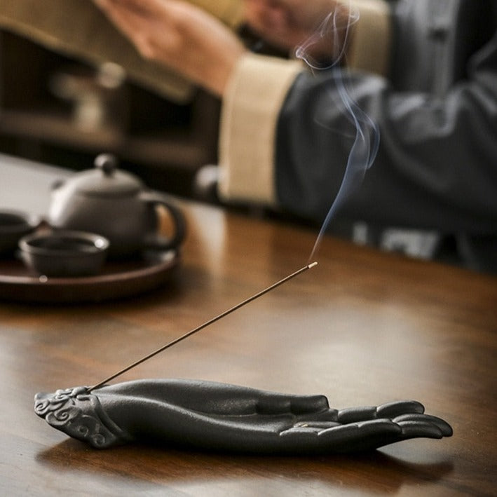 The Palm of Zen Incense Holder