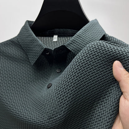 Men's Premium Textured Collared Shirt