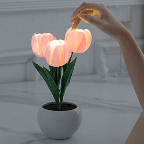 Glowing Tulip: Premium Table Lamp