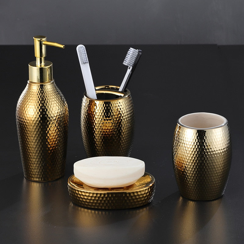 Elegant 4-Piece Bathroom Set