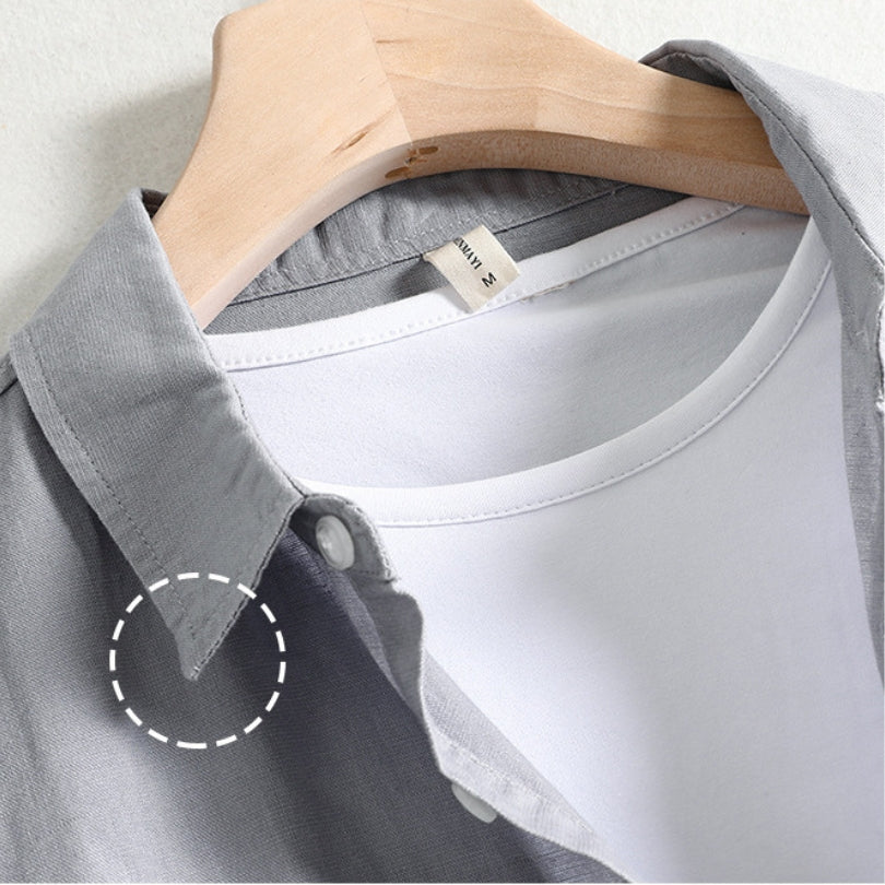 Men's "Kawai" Japan-Style Shirt (Grey)