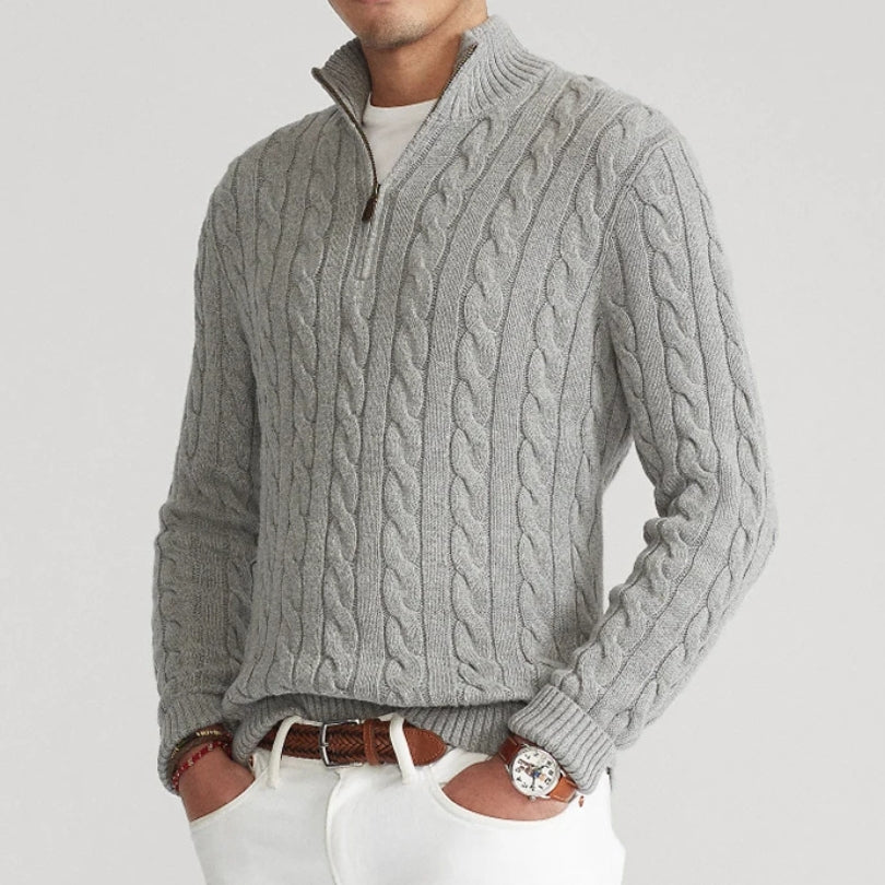 Gordona | Men's Premium Quarter Zip Sweater