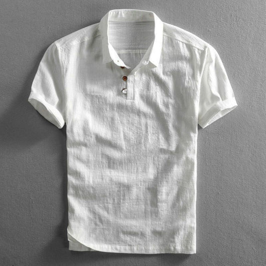 Men's "Fuji" Japan Style Short Sleeve (White)