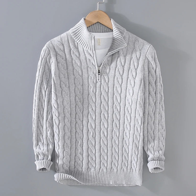 Gordona | Men's Premium Quarter Zip Sweater