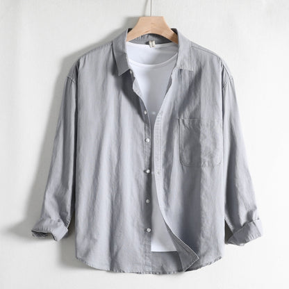 Men's "Kawai" Japan-Style Shirt (Grey)