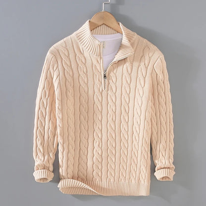 Gordona | Men's Premium Quarter Zip Sweater