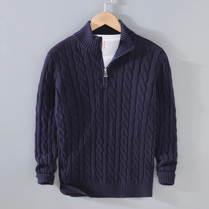 Gordona | Men's Premium Quarter Zip Sweater