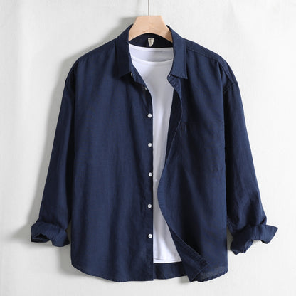 Men's "Kawai" Japan-Style Shirt (Khaki)