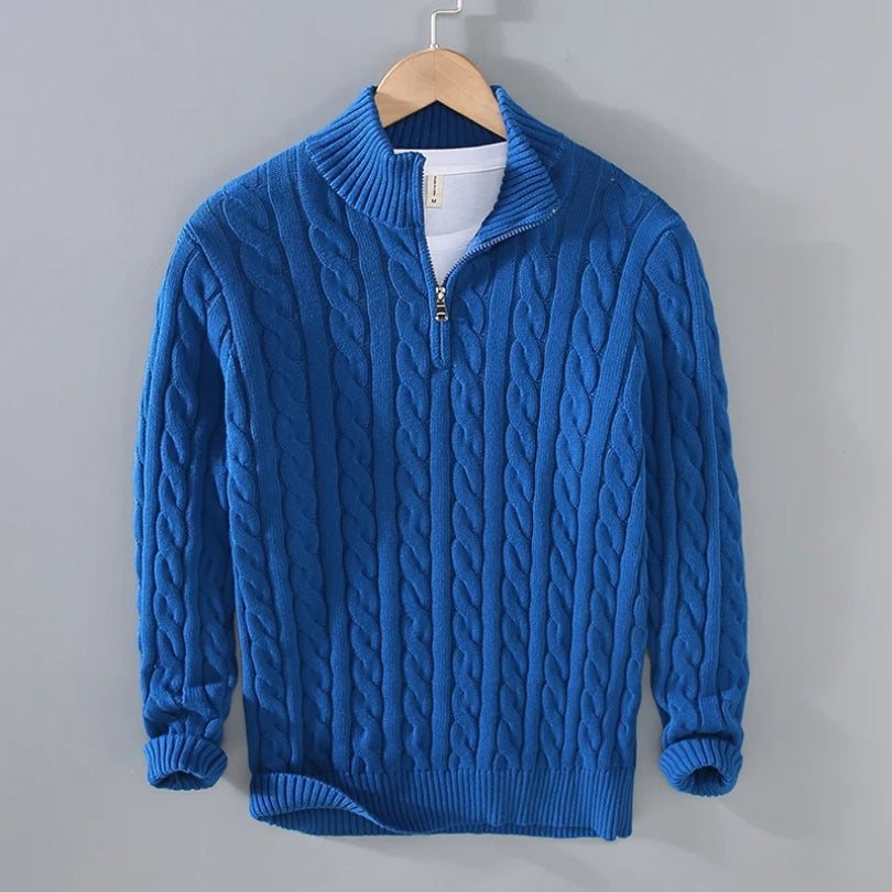 Gordona | Men's Premium Quarter Zip Sweater