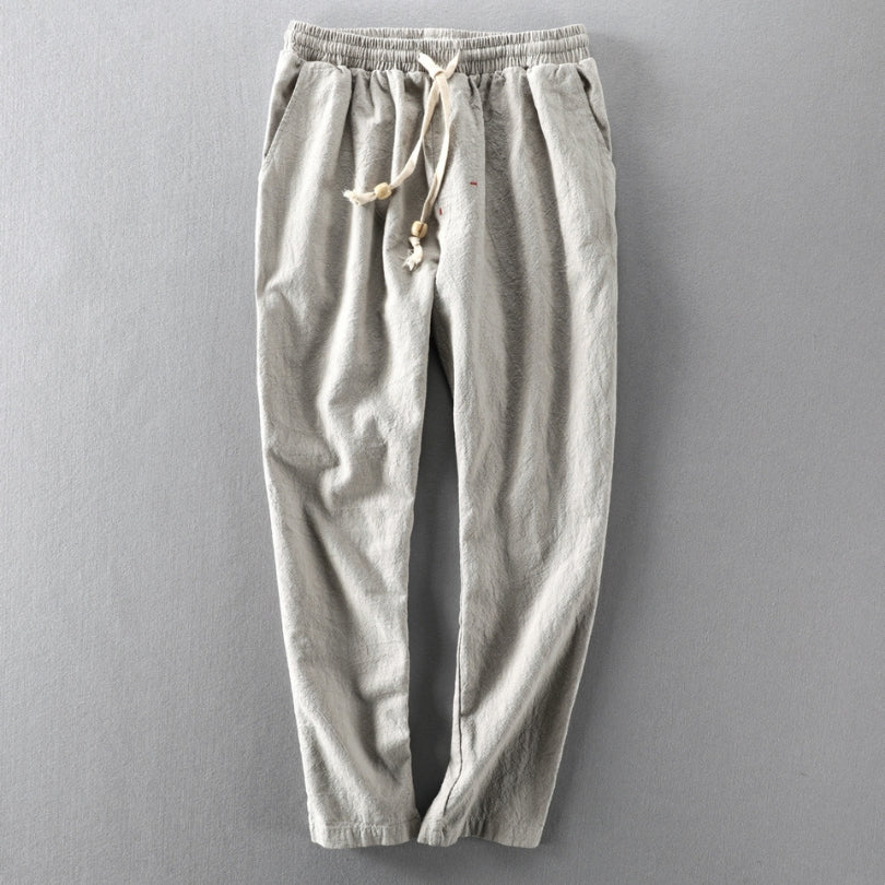 Men's "Mito" Japan-Style Trouser (Charcoal)