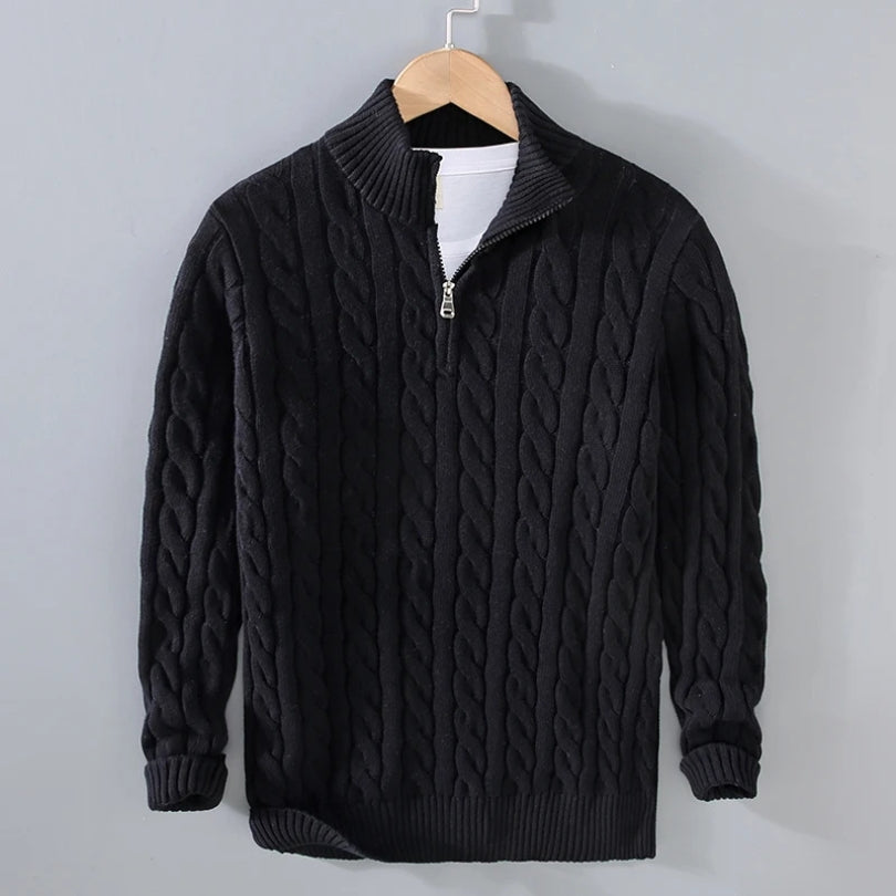 Gordona | Men's Premium Quarter Zip Sweater