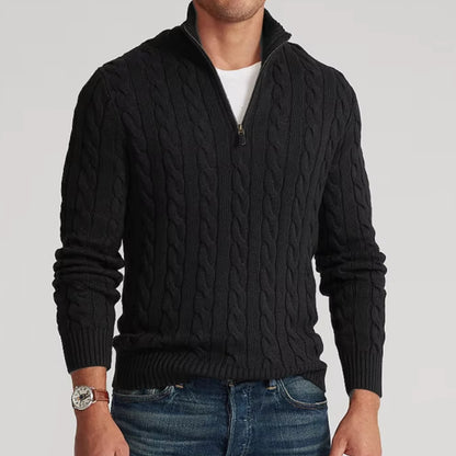 Gordona | Men's Premium Quarter Zip Sweater