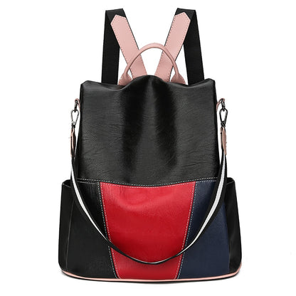 Women's Monica Leather Panel Bag