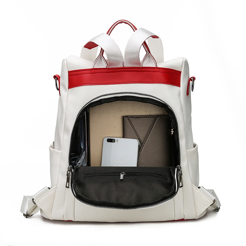 Women's Monica Leather Panel Bag – Soulona