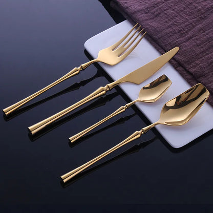 Golden Aerosteel Cutlery Set