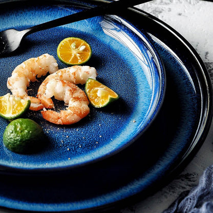 Deep Blue "Oceano" Dinner Plates