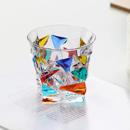 Hand-Painted Italian Crystal Glasses