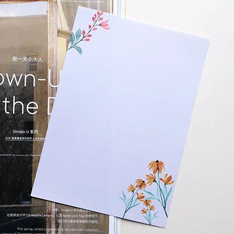 Heartwarming Floral Envelopes