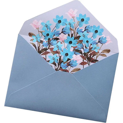Heartwarming Floral Envelopes