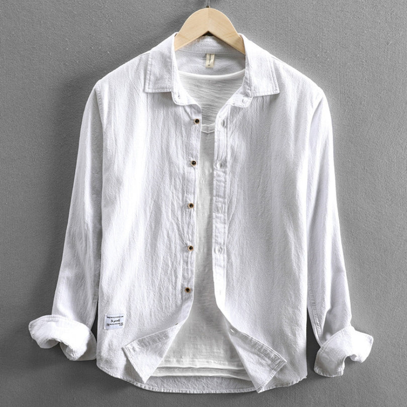 Men's "Tono" Japan-Style Shirt (Grey)