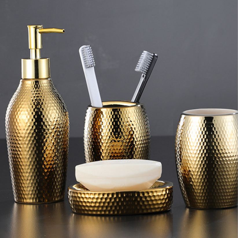 Elegant 4 Piece Bathroom Set Soulona