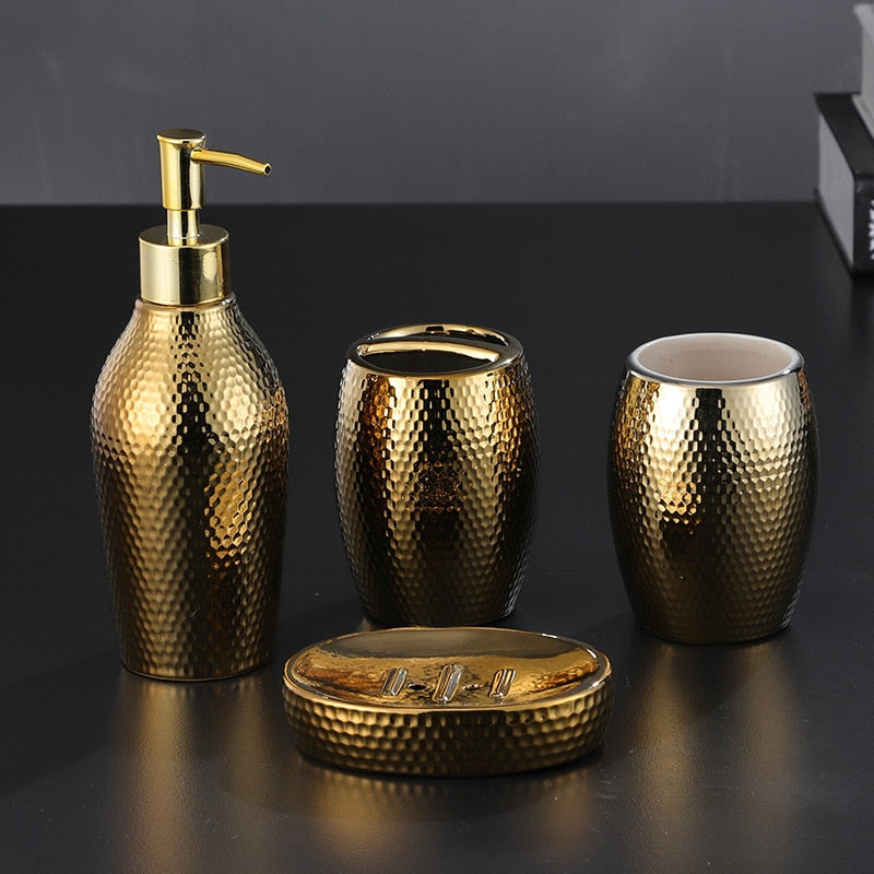 Elegant 4-Piece Bathroom Set – Soulona