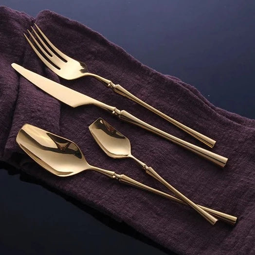 Golden Aerosteel Cutlery Set