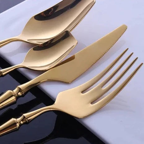 Golden Aerosteel Cutlery Set